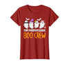 Halloween Tees for Women Men Kids Team Paraprofessional Boo Crew Ghost Halloween para Costume T-Shirt - size chart