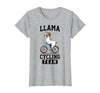 Bicycle Riding Animals Co. Llama Cycling Team Riding Bicycle T-Shirt - size chart
