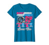 Gender Reveal Family Matching Burnouts or Bows Titi Loves You Gender Reveal Party T-Shirt - size chart