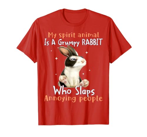 Cute Rabbit Lover Bunny Graphic T-Shirt (Dark Heather Grey) — design detail