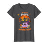Humor Halloween Costume 2020 My Broom Broke So Now I Quilt - Quilting Halloween T-Shirt - size chart