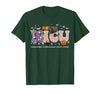 Halloween NICU Nurse Neonatal Intensive Care Neonatal Intensive Care Unit Coquette NICU Nurse Halloween T-Shirt - size chart