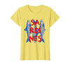 Vintage Sardine Tinned Fish Summer Tee Sardines Tinned Fish Retro Graphic for Men Women T-Shirt - size chart