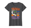 Trach or Treat ICU RN Halloween Nurse Tees Respiratory Therapist Trach or Treat ICU RN Halloween Nurse T-Shirt - size chart