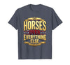 Mademark Horses Over Everything Equestrian Women's Design T-Shirt - Men - size chart