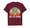 Can I Bee Frank Halloween Halloween Tee Can I be Frank? Funny Horror Frankenstein Tee T-Shirt - size chart