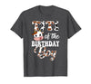 Titi of The Birthday Boy Cow Farm 1St Birthday Boy T-Shirt - size chart
