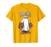 Spooky Bigfoot Sasquatch Ghost Halloween Humor Fun Boo Foot Bigfoot Ghost Sasquatch Halloween Funny Humor T-Shirt - size