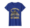 Mademark My Broom Broke So I Drove Funny Halloween Design T-Shirt - size chart