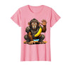 Mademark Monkey Catcher Baseball Banana Ball Graphic T-Shirt - Women - size chart