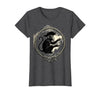 Mademark Pirate Monkey with Stolen Pocket Watch Design T-Shirt - Women - size chart