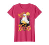 Duck Halloween Gifts Co. Quack I Mean Boo Duck Trick or Treat Spooky Halloween Party T-Shirt - size chart