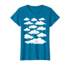 White Clouds Graphs White Clouds T-Shirt - size chart