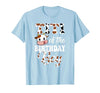 Titi of The Birthday Boy Cow Farm 1St Birthday Boy T-Shirt - size chart