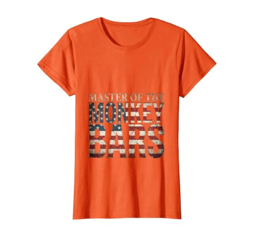 Mademark Master of the Monkey Bars 5th Grade Design T-Shirt - Women - size chart