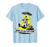 Mademark Moo-FO Got My Cow Alien Abduction Design T-Shirt - size chart