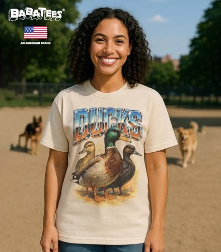 BABATEES Farm Animals Heavy Metal Tshirt for Men, Women & Farmers - 100% Natural Undyed Cotton - size chart