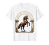Mademark Horses Over Highways Always Equestrian Design T-Shirt - Men - size chart