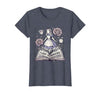 Mademark Fluent In Nonsense Alice in Wonderland Design T-Shirt - size chart