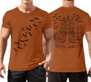 Ithalt Mens Halloween Shirt Halloweentown T Shirt Pumpkin Short Sleeve Top - size chart