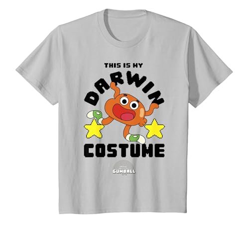 The Amazing World of Gumball This is My Darwin Costume T-Shirt - size chart