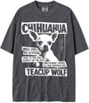 BABATEES U.S.A. MAX-Heavyweight Punk Rock Animals Shaka Wear Oversized 7.5oz Cotton Tshirt - size chart