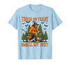 Bigfoot Halloween Costume Party Outfits Trick Or Treat Smell My Feet Bigfoot Halloween Sasquatch T-Shirt - size chart