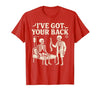 Halloween Costume For Doctor I've Got Your Back I've Got Your Back Halloween Skeleton Doctor Costume T-Shirt - size chart