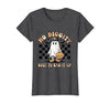 Halloween Pumkin Trick Or Treat Apparel No Diggity About to Bag It Up Trick Treat Candy Halloween T-Shirt - size chart