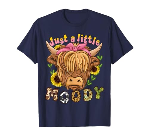 Scottish Highland Cow Lover And Owner Co. Highland Cow Scottish Highland Cow T-Shirt - size chart