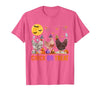 Autumn Pumpkin Chicken Halloween Chicken Farm Fall Halloween Chicken Pumpkin Chick Or Treat Spooky T-Shirt - size chart