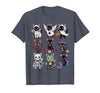 Halloween Cat Apparel Halloween Cat T-Shirt - Spooky Kittens Costume T-Shirt - size chart