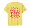 Mademark John Pork's Calling: Here Piggy Piggy Funny Pig Lover Gift T-Shirt - size chart