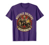 Mademark Buffalo Soldiers Forged in Fire Military Tribute T-Shirt - size chart