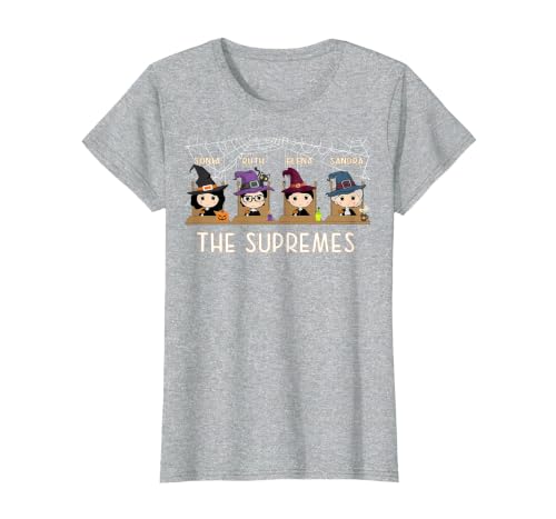 RBG Supremes Court cute gift THE SUPREMES Halloween Cute Woman Supreme Court Justices RBG T-Shirt - size chart
