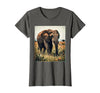 Mademark Wild Heart, Gentle Giant Elephant Nature Design T-Shirt - Women - size chart
