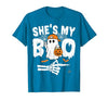 Funny Couples Halloween Matching Couple Outfits He's My Boo Matching Couple Halloween Couples She's My Boo T-Shirt - size