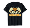 Mens Halloween Shirts For Dad Daddy Papa Men Halloween Dad of Monsters Funny Family Costume Papa Daddy T-Shirt - size chart