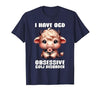 Funny Cow Apparel I Have OCD Obsessive Cow Disorder Cow Lover Farmer T-Shirt - size chart