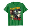 Monster Lover Halloween Season Women Men Kids Horror Scary Monster Lover Vampire Frankenstein Halloween T-Shirt - size chart