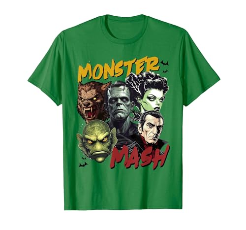 Monster Lover Halloween Season Women Men Kids Horror Scary Monster Lover Vampire Frankenstein Halloween T-Shirt - size chart