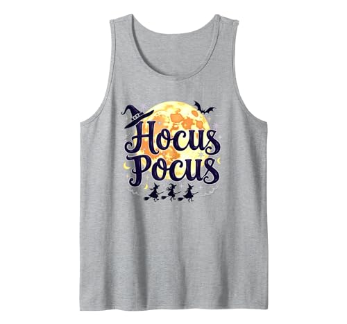 Mademark Hocus Pocus: Witchy Halloween Moon Magic for Fans Tank Top - size chart