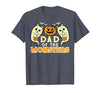 Mens Halloween Shirts For Dad Daddy Papa Men Halloween Dad of Monsters Funny Family Costume Papa Daddy T-Shirt - size chart