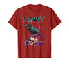 F-Caw-F Funny Raven Black Crow Spooky Season Retro F-Caw-F Funny Raven Black Crow Spooky Season Halloween Retro T-Shirt -