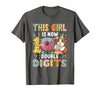 Rodent Birthday Costume Girl Costume 10 Double Digits Funny 10th Birthday Guinea Pig T-Shirt - size chart