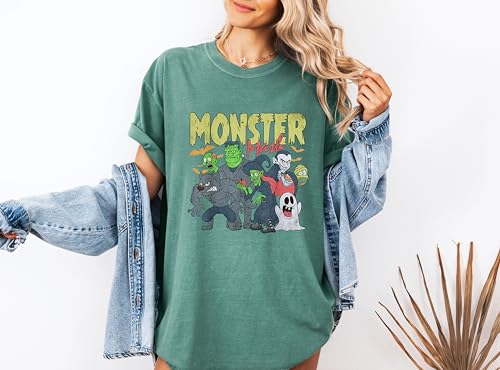 Handmade Retro Halloween Shirt, Vintage Ghost Halloween Shirt, Halloween Aesthetic, Monster Mash T- Shirt, Fall Tee, Monster