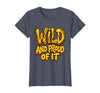 Mademark Wild and Proud of It Monkey Graphic Design T-Shirt - Women - size chart