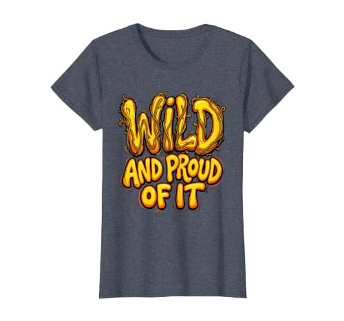 Mademark Wild and Proud of It Monkey Graphic Design T-Shirt - Women - size chart