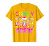 Candy Land Candy Crew Party Halloween Costumes T-Shirt - size chart