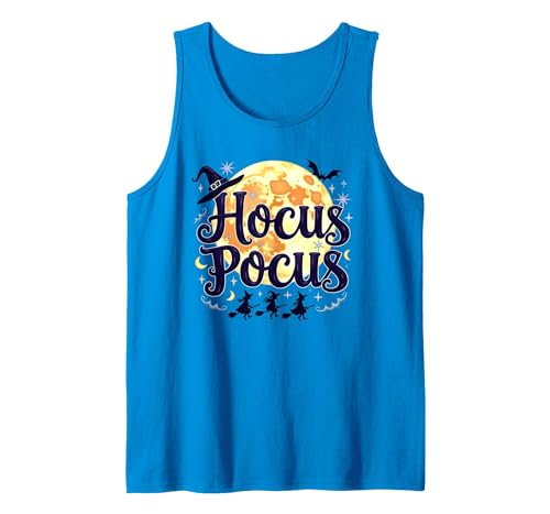 Mademark Hocus Pocus: Witchy Halloween Moon Magic for Fans Tank Top - size chart